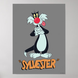 LOONEY TUNES™ Retro Skratt | SYLVESTER™ Poster