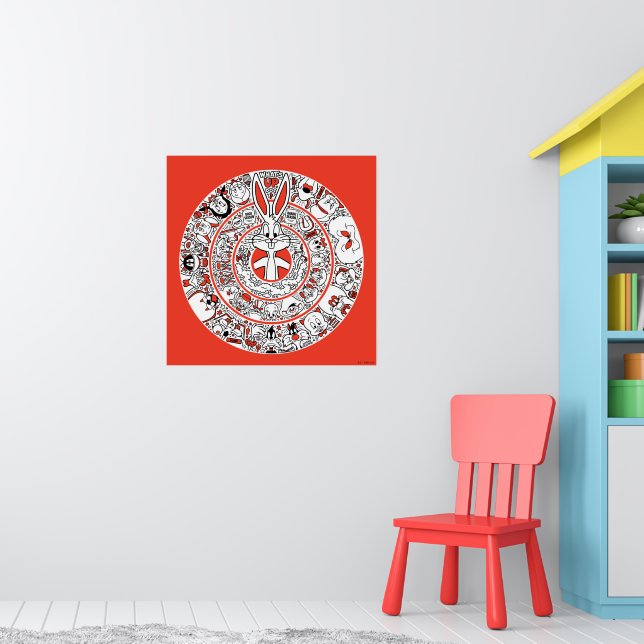 LOONEY TUNES™ Ringar Doodle Art Poster (Barnkammare 1)