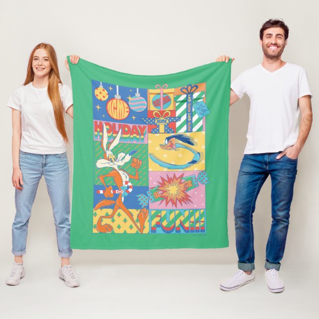 LOONEY TUNES™ | Roligt för Helgdag Fleecefilt (På plats)