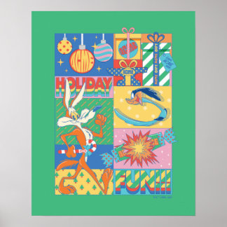 LOONEY TUNES™ | Roligt för Helgdag Poster