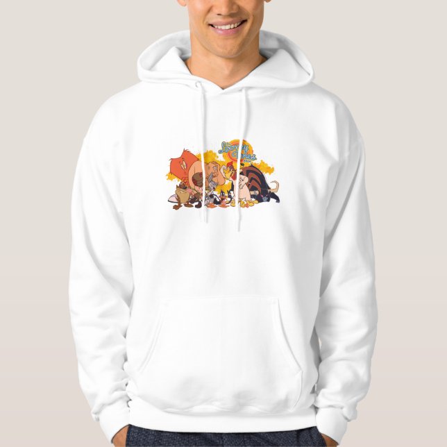 LOONEY TUNES™ Show Cast & Logotyp Hoodie (Framsida)