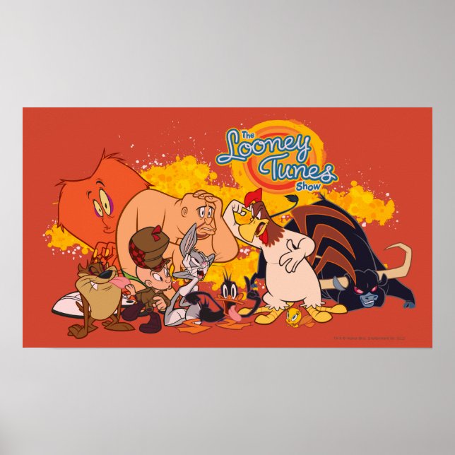 Looney Tunes Show Cast & Logotyp Poster (Framsidan)