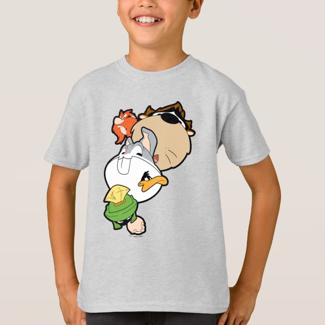 LOONEY TUNES™ Statistik med stora huvuden T Shirt (Framsida)