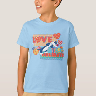 LOONEY TUNES™   SYLVESTER™ & TWEETY™Älskar högtide T Shirt