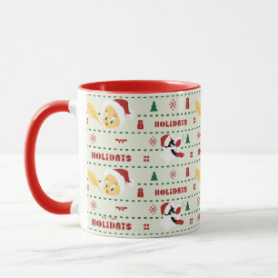 LOONEY TUNES™ SYLVESTER™ & TWEETY™ Helgdag Mönster Mugg