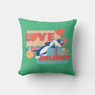 LOONEY TUNES™ SYLVESTER™ & TWEETY™Kärlek Helgdag Kudde