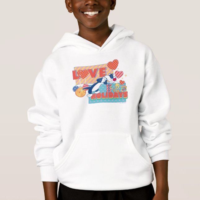 LOONEY TUNES™ | SYLVESTER™ & TWEETY™Kärlek Helgdag T Shirt (Framsida)