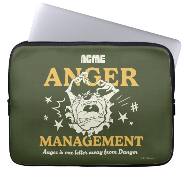 LOONEY TUNES™ |TAZ™ ACME-avskärmning Laptop Fodral (Framsidan)