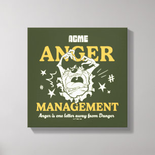 LOONEY TUNES™ TAZ™ ACME ilska-hantering Canvastryck