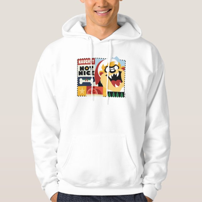 LOONEY TUNES™ TAZ™ Naughty Not Nice Hoodie (Framsida)