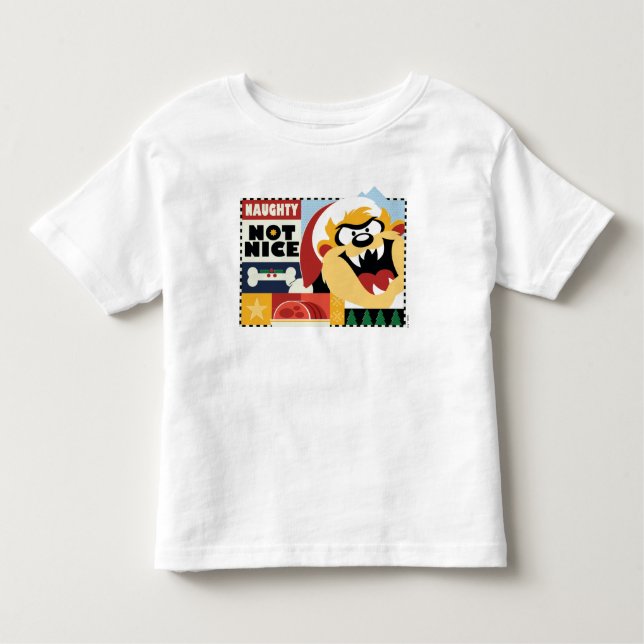 LOONEY TUNES™ TAZ™ Naughty Not Nice T Shirt (Framsida)