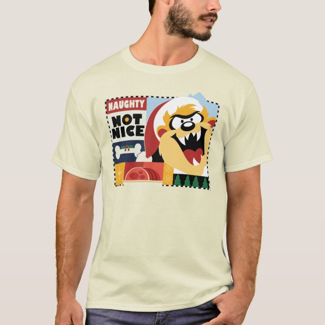 LOONEY TUNES™ TAZ™ Naughty Not Nice T Shirt (Framsida)