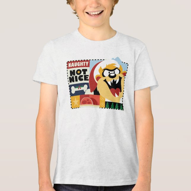 LOONEY TUNES™ TAZ™ Naughty Not Nice T Shirt (Framsida)
