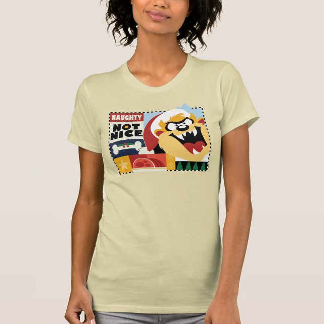 LOONEY TUNES™ TAZ™ Naughty Not Nice T Shirt (Framsida)