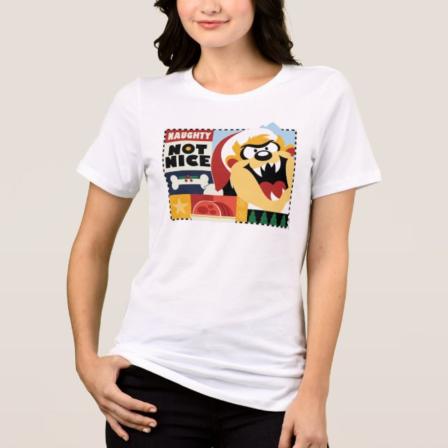 LOONEY TUNES™ TAZ™ Naughty Not Nice T Shirt (Framsida)