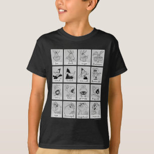 LOONEY TUNES™ Tecken Emotion Chart Tee Shirt