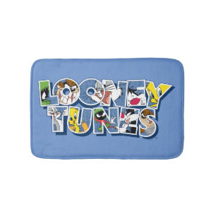 LOONEY TUNES™-tecken i bokstäver Badrumsmatta
