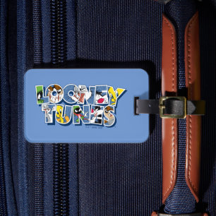 LOONEY TUNES™-tecken i bokstäver Bagagebricka