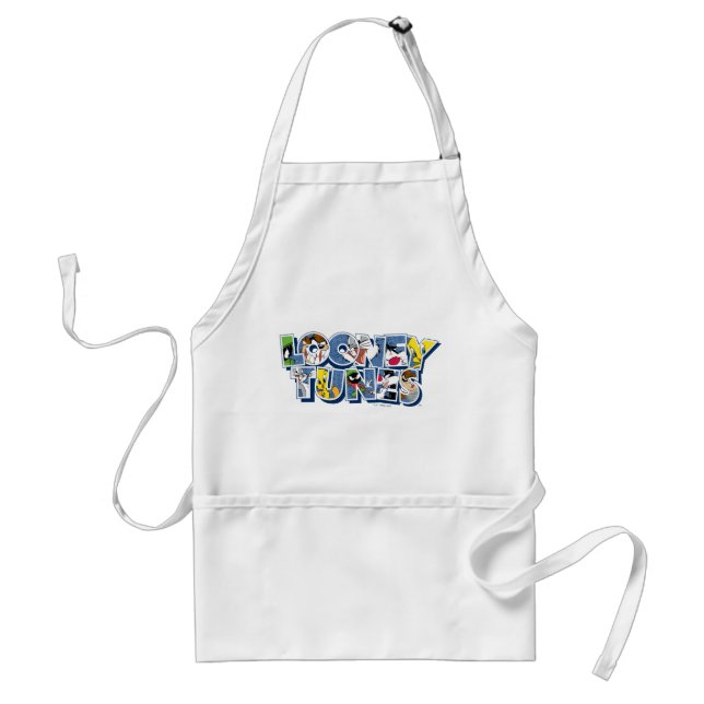 LOONEY TUNES™-tecken i bokstäver Förkläde (Framsidan)