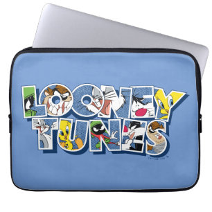 LOONEY TUNES™-tecken i bokstäver Laptop Fodral