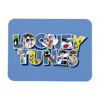 LOONEY TUNES™-tecken i bokstäver Magnet