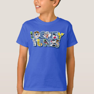 LOONEY TUNES™-tecken i bokstäver T Shirt