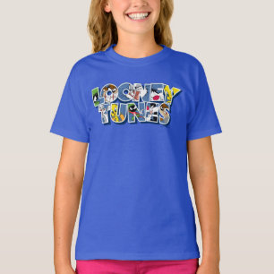 LOONEY TUNES™-tecken i bokstäver T Shirt