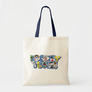 LOONEY TUNES™-tecken i bokstäver Tygkasse