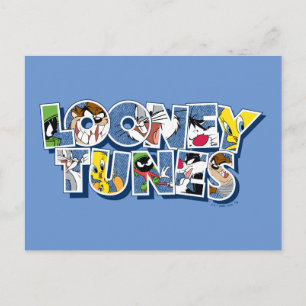 LOONEY TUNES™-tecken i texten Vykort