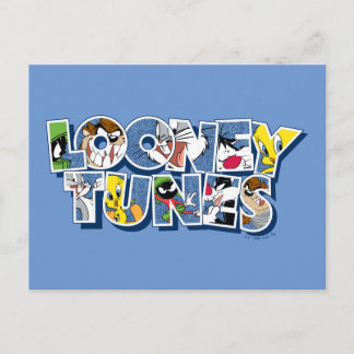 LOONEY TUNES™-tecken i texten Vykort