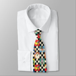 LOONEY TUNES™-tecken på Black & White Checker Slips