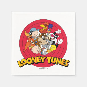 LOONEY TUNES™-teckenlogotyp Pappersservett