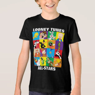 LOONEY TUNES™-teckenrutnät T-shirt I Triblend-tyg