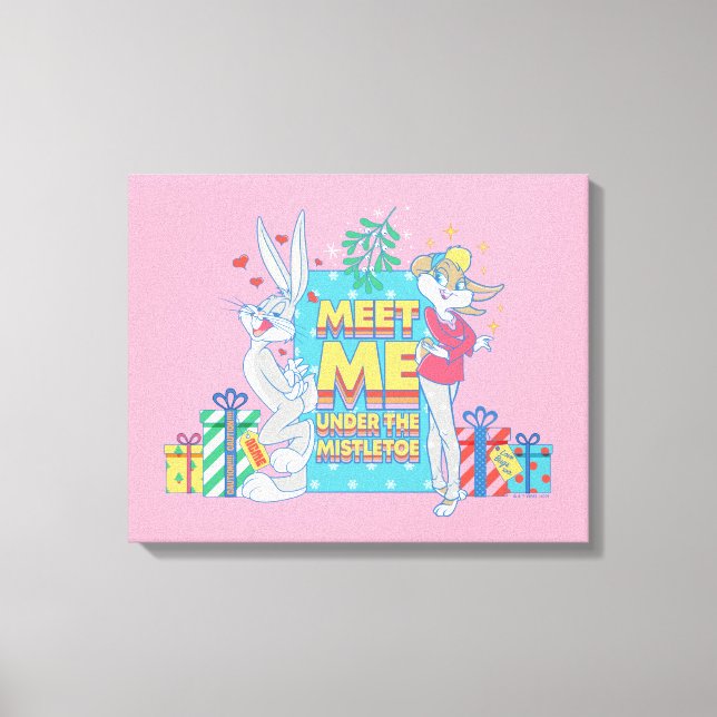 LOONEY TUNES™ | Träffa mig under Mistletoe Canvastryck (Framsida)