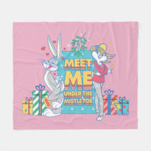 LOONEY TUNES™ Träffa mig under Mistletoe Fleecefilt