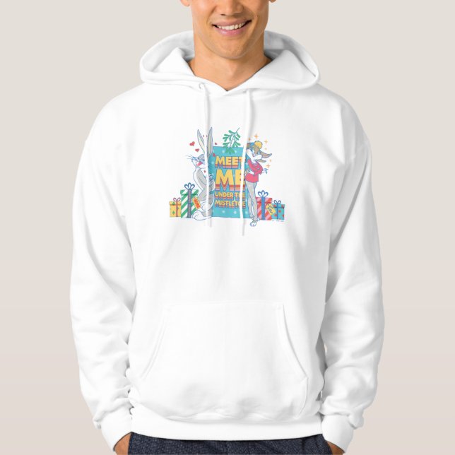 LOONEY TUNES™ | Träffa mig under Mistletoe Hoodie (Framsida)