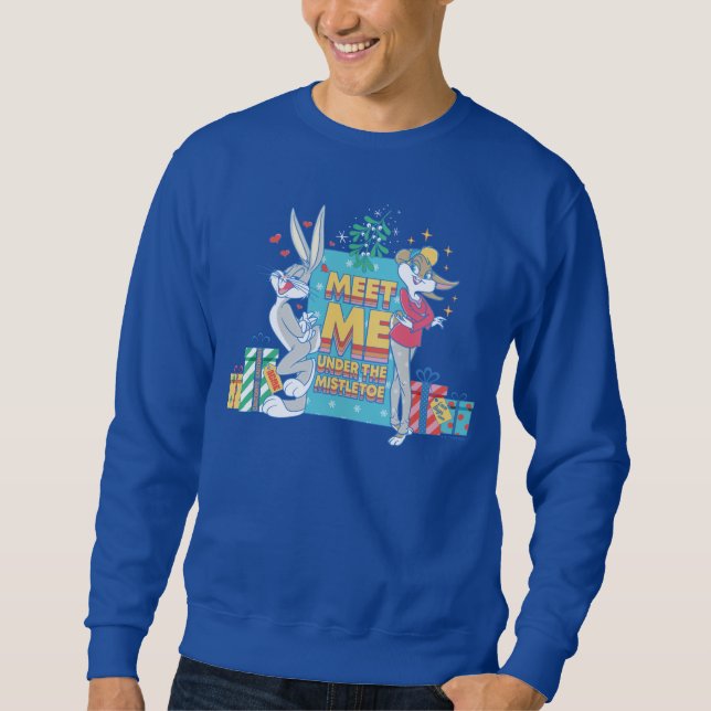 LOONEY TUNES™ | Träffa mig under Mistletoe Lång Ärmad Tröja (Framsida)