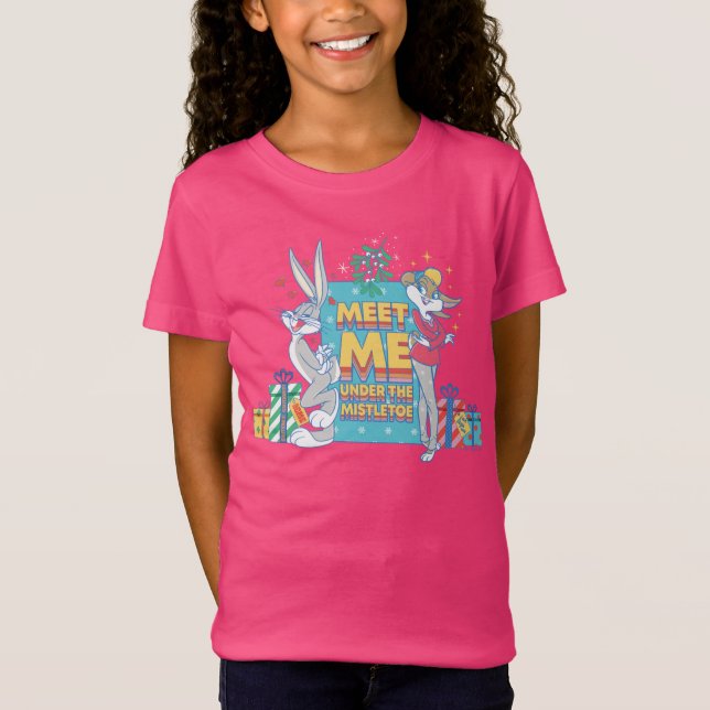 LOONEY TUNES™ | Träffa mig under Mistletoe T Shirt (Framsida)