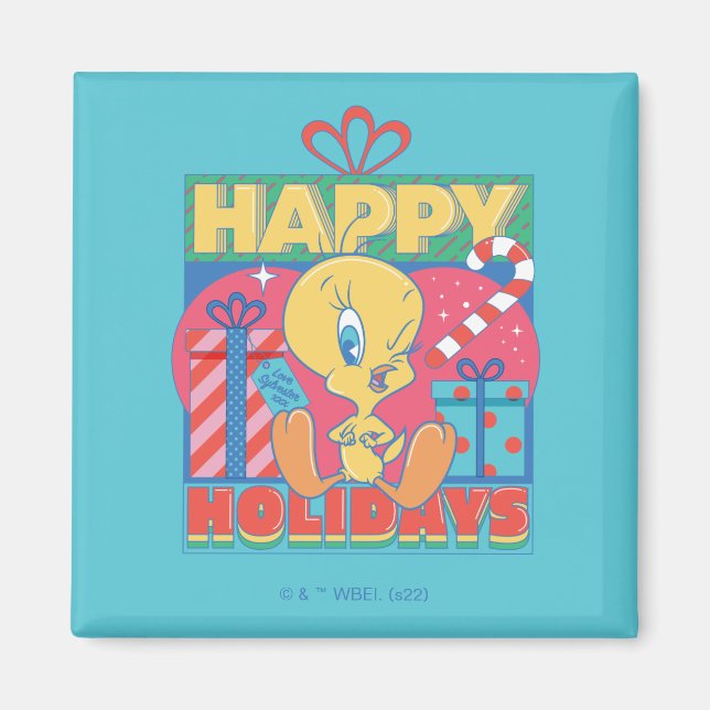 LOONEY TUNES™ | TWEETY™ God Jul Magnet (Framsidan)