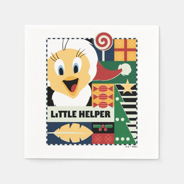 LOONEY TUNES™ TWEETY™ Little Helper Pappersservett (Framsidan)