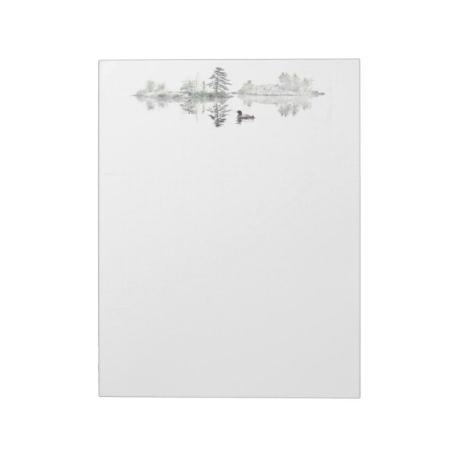 Loons of Maine Anteckningsblocks: Anteckningsblock (Roterad)