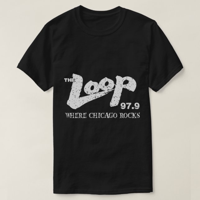Loop 979 där chicago sten t shirt (Design framsida)