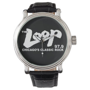 Loop 97.9 FM Chicago's Classic Sten Armbandsur