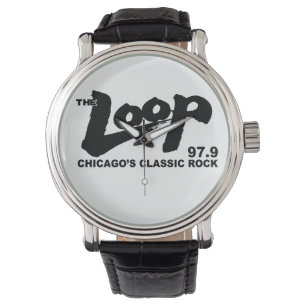 Loop 97.9 FM Chicago's Classic Sten Armbandsur