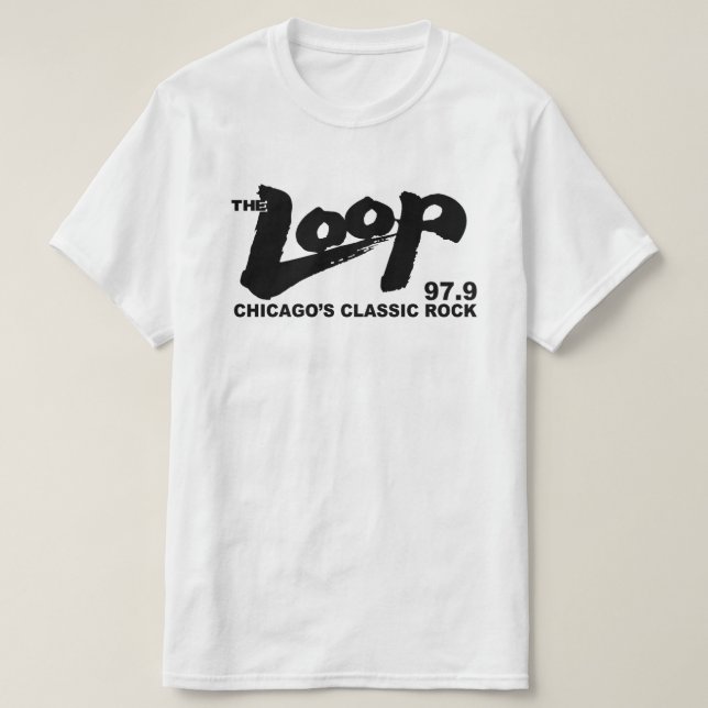 Loop 97.9 FM Chicago's Classic Sten T Shirt (Design framsida)