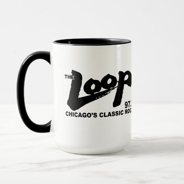 Loop 97.9 FM Chicago's Classic Sten v2 Mugg (Vänster)