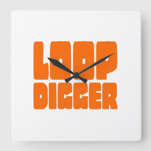LOOP DIGGER FYRKANTIG KLOCKA