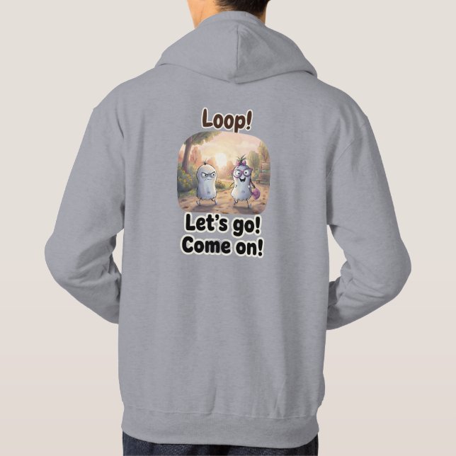 Loop & Girlfriend Aesthetic Sweatshirt (Baksida)
