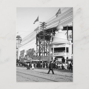 Loop Ride, Surfa Avenue, Coney Island 1903 Vykort