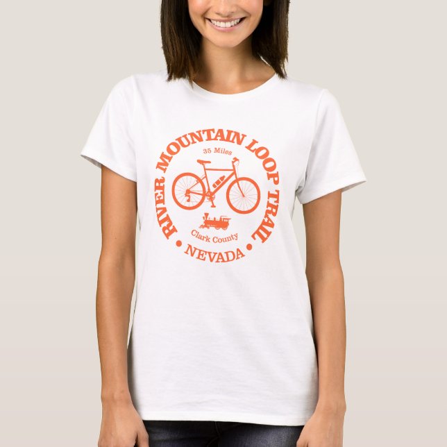 Loop Trail (cykling) T Shirt (Framsida)